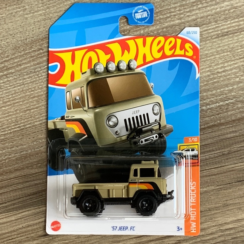 Hot Wheels 1957 Jeep FC HW 1950s 50s Truck Hotwheels Car Mainline 2024 New